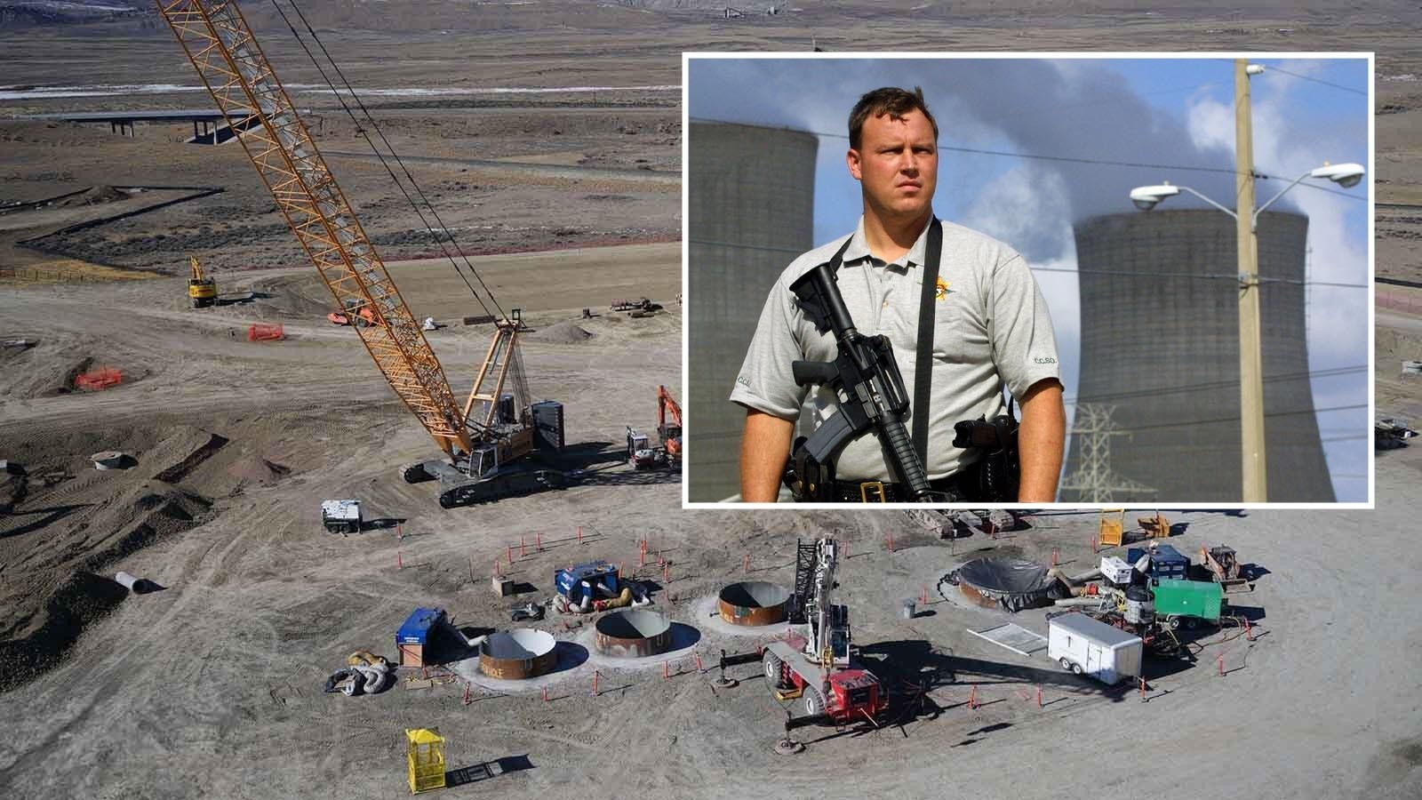 Wyoming lawmakers weigh liability concerns as TerraPower lobbies for state legal protection for its armed security force at its nuclear power facility in Kemmerer. TerraPower says its guards’ training exceeds typical local law enforcement standards.
