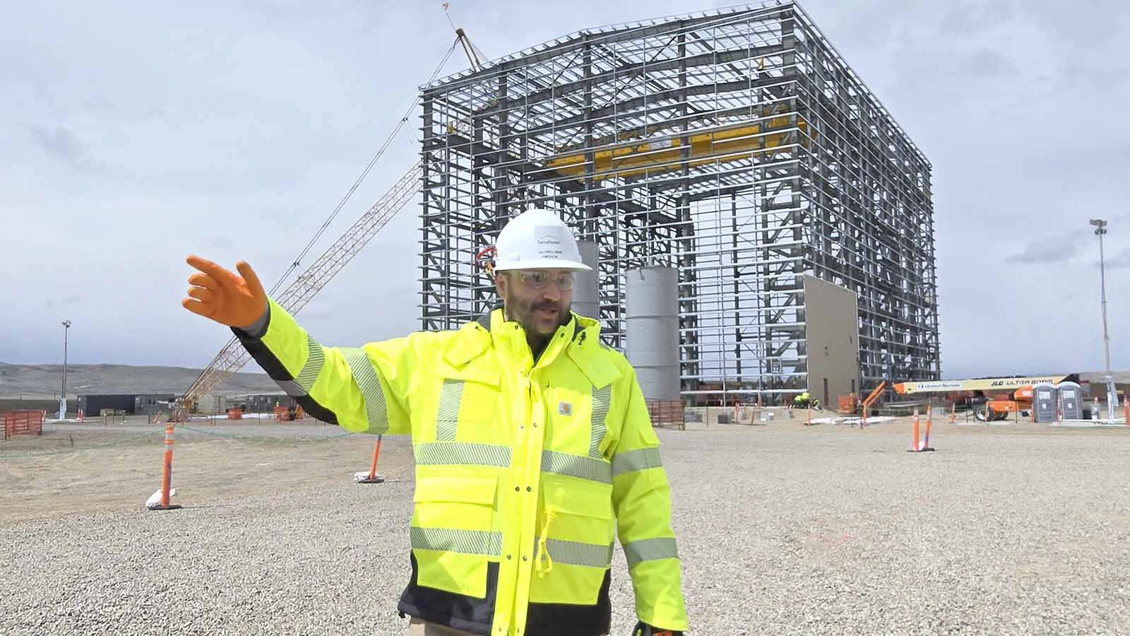 Andrew Stockett, lead engineer for TerraPower's Test and Fill facility, talks about how the facility will be used to test every component of TerraPower's new Natrium plant in Kemmerer to ensure everything works as it should.