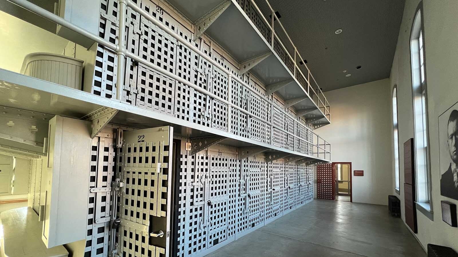 When Butch Cassidy was 27 years old, these cells became his new home at the Wyoming Territorial Prison in 1894. For the next 18 months, he worked long hours and seethed about his captivity. These cells would have held either a bunk bed or hammock, a chamber pot and nightstand.