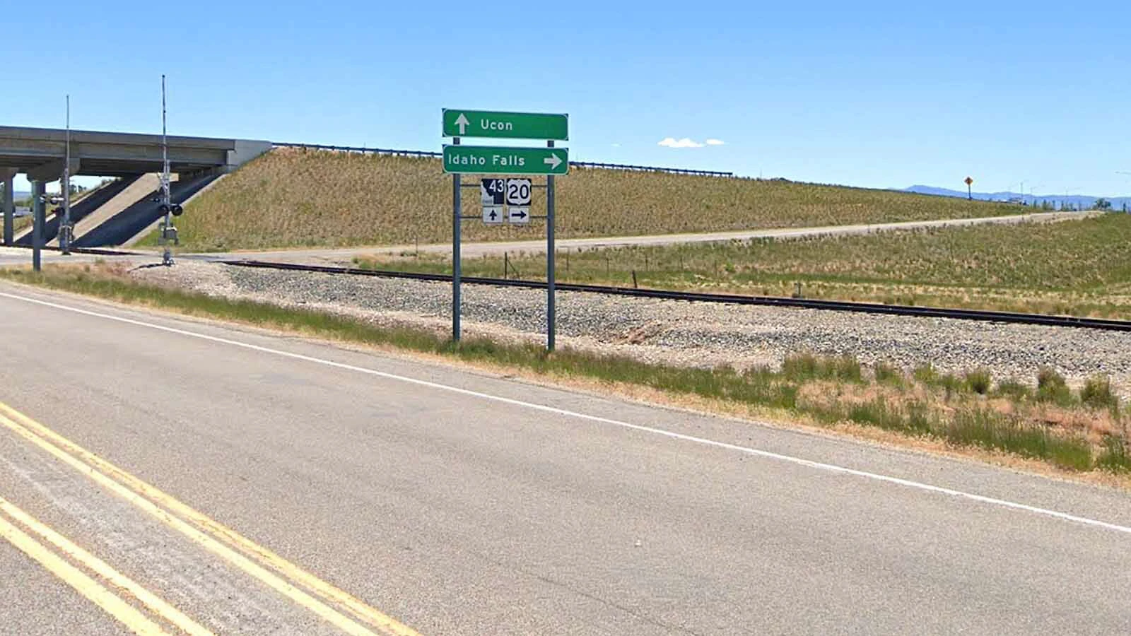 The southbound on-ramp of U.S. Highway 20 outside of Idaho Falls, Idaho, where the body of Tonya Teske, 18, was discovered in August 1997.