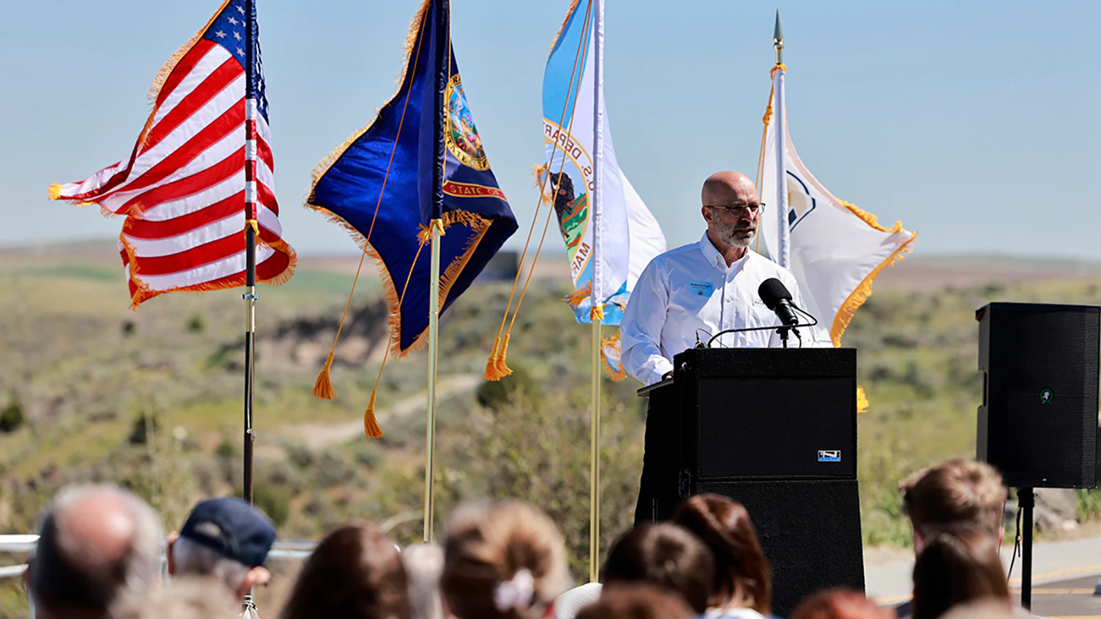 The U.S. Bureau of Reclamation sponsored a remembrance ceremony on the 50th anniversary of the Teton Dam collapse.
