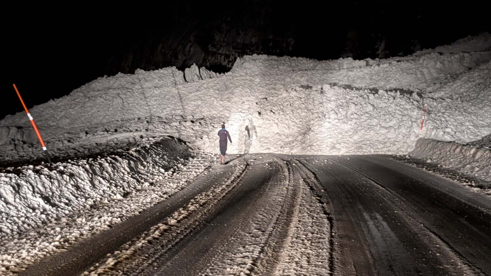 Teton Pass was closed all day Monday as the Wyoming Department of Transportation used bulldozers to clear a wall of wet, heavy snow 30 feet tall and 500 feet long from Highway 22. Officials hope to have the pass open again by Tuesday afternoon.