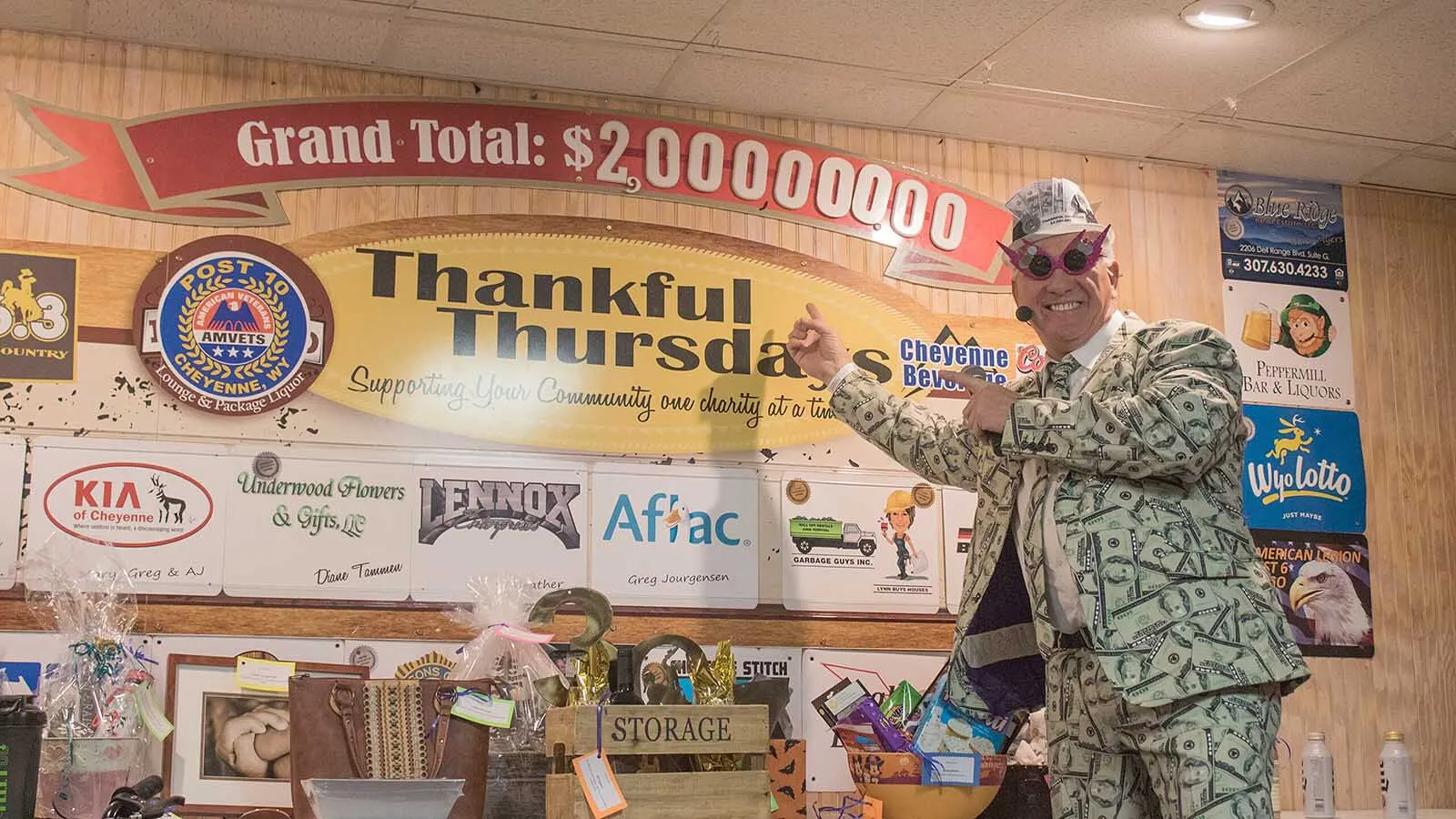 Wyoming regulators are cracking down on bar raffle games like Queen of Hearts and Music Bingo that raise money charities, saying they’re illegal gambling. Above, Brian "Alf" Grzegorczyk has helped raise more than $4.5 million for local charities through his Thankful Thursday events.