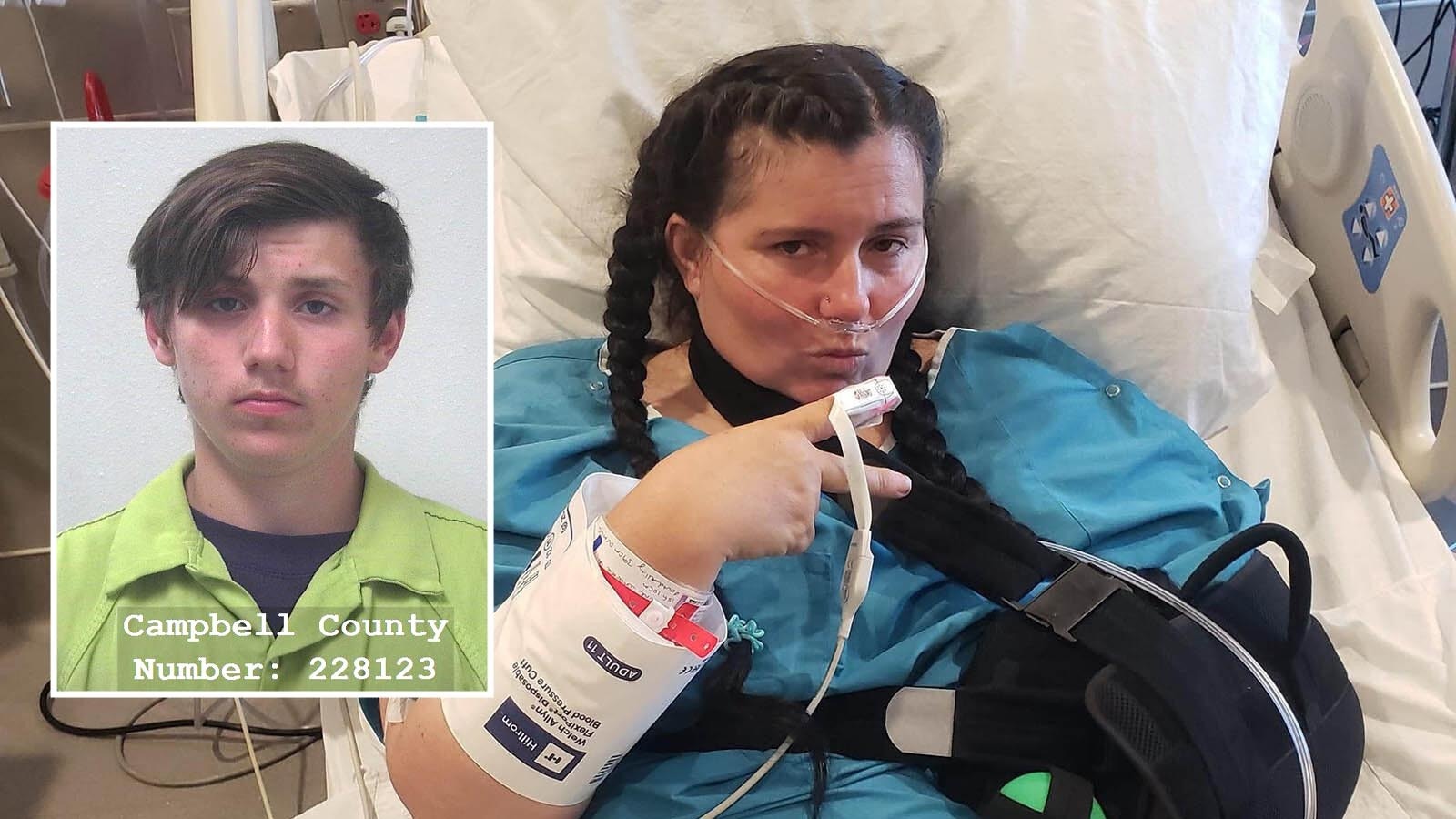 Tharles Smith, an 18-year-old Campbell County man who plunged a knife into his mother’s back last year was sentenced Tuesday to between 20 and 30 years in prison. After he stabbed his mother, Karla Smith, he told her that “you have a knife in your back” and “I stabbed you."