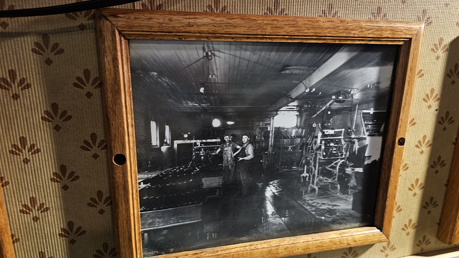 More old photos inside The Brewery in Green River.