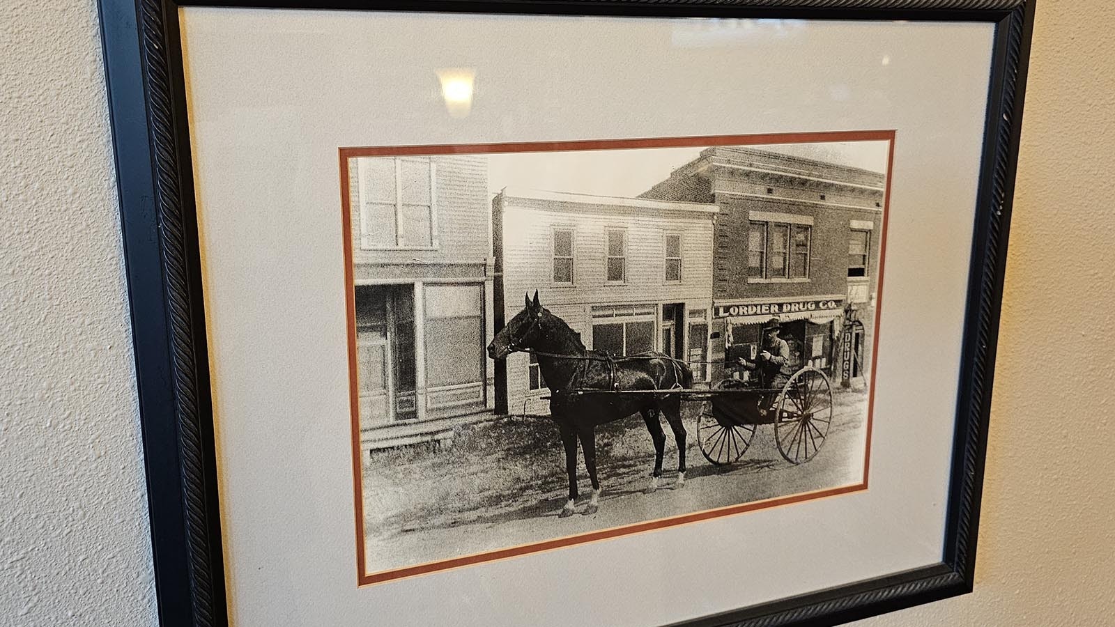 More history on the wall at The Divide Restaurant & Lounge in Encampment.