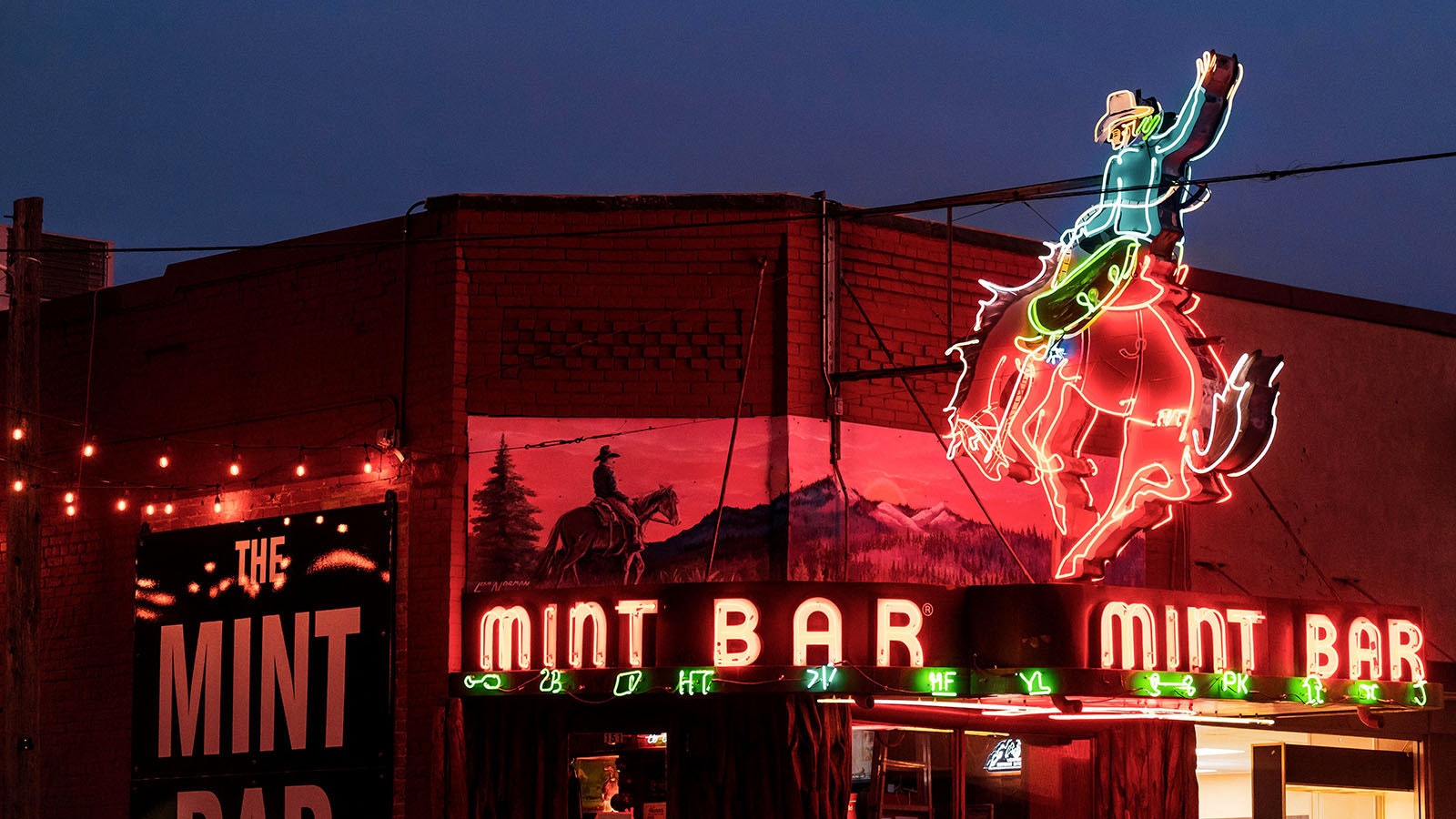 The Mint Bar in Sheridan casts its neon allure on viewers of RFD-TV in December and January, with General Manager Kat Deeds sharing the bar’s history and meaning to the community.