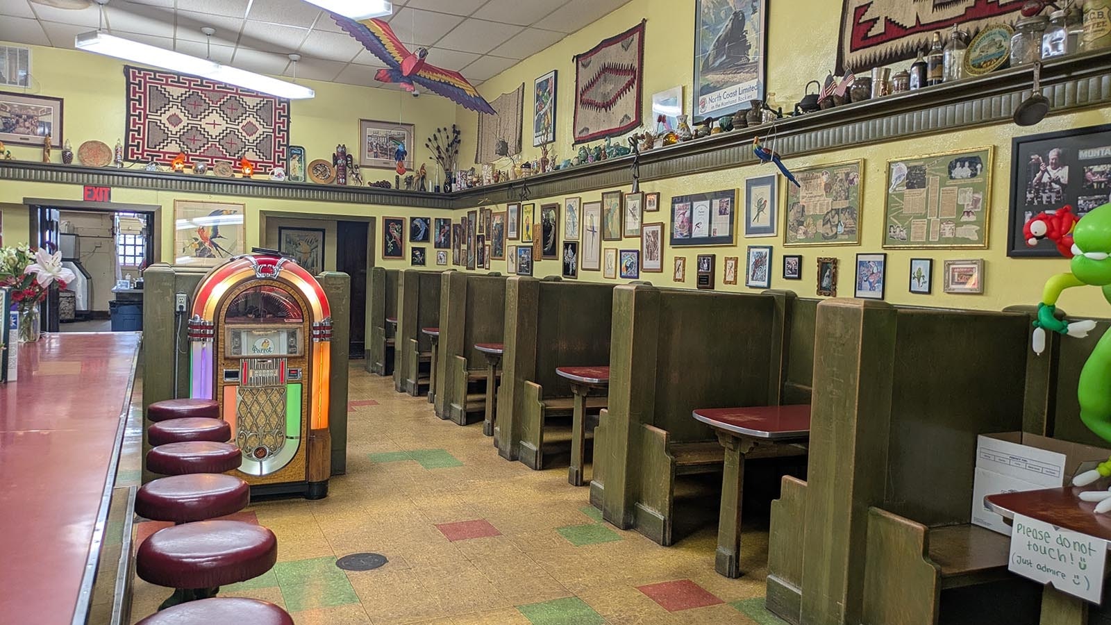 Visitors can step back in time at the soda fountain and parlor where people still spot familiar names etched into the booths from more than 75 years ago.
