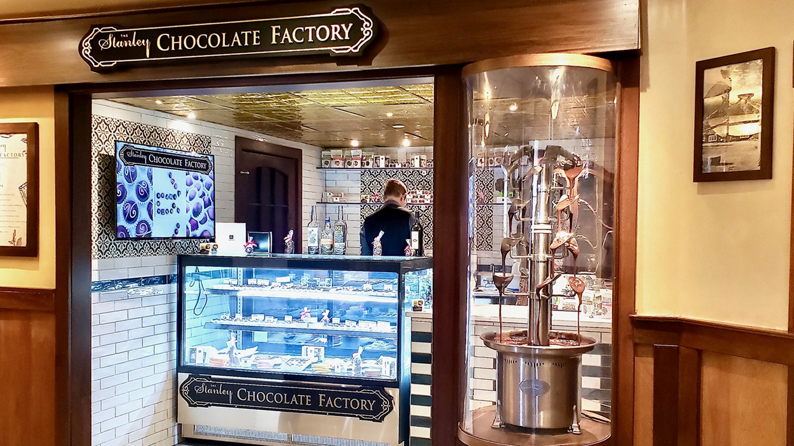The Stanley Chocolate Factory doesn't make any of its own chocolates, they're made by Lift Chocolates.
