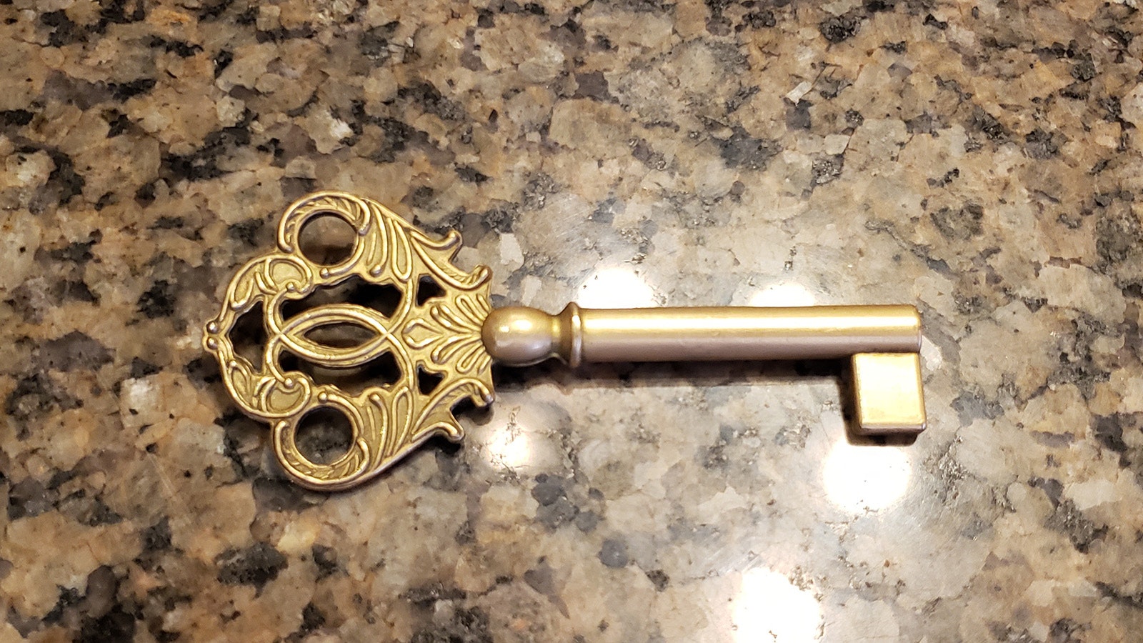 The original key to Room 217, where Steven King is reported to have stayed at The Stanley Hotel and was inspired to write "The Shining."