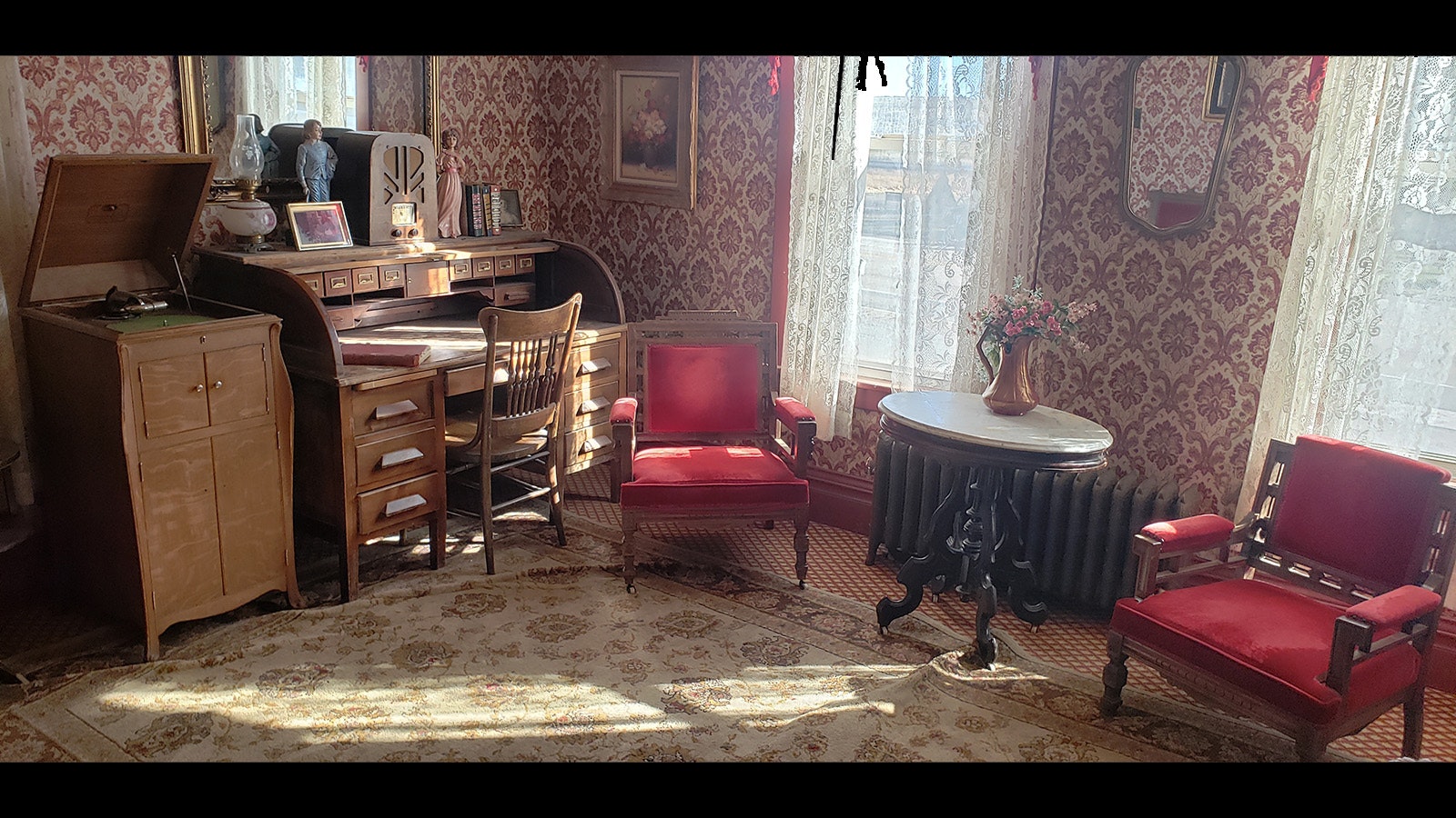 One of Owen Wister's desks is in The Virginian's Owen Wister Suite.