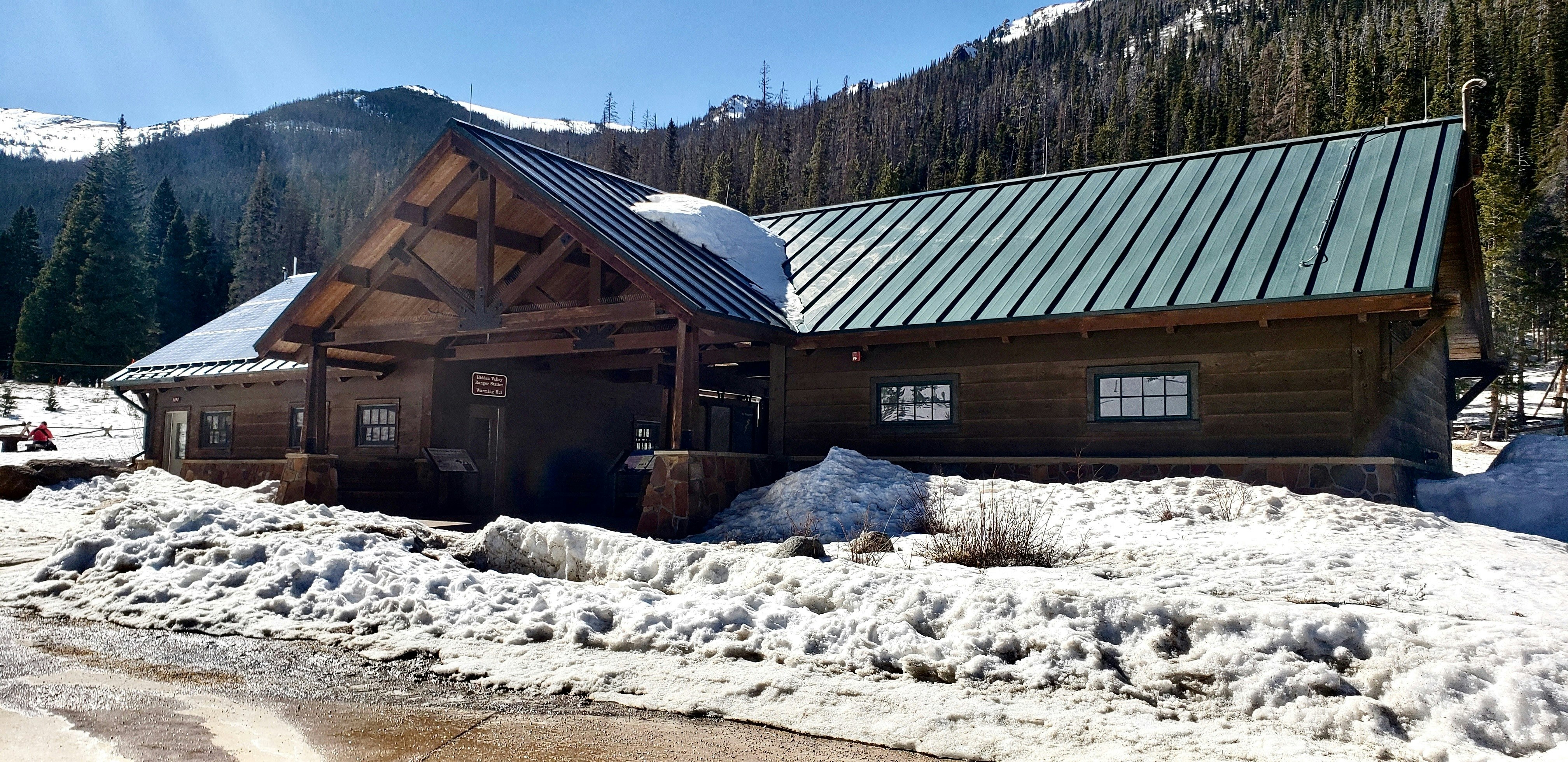 The former ski lodge at Hidden Valley is now an interpretive center