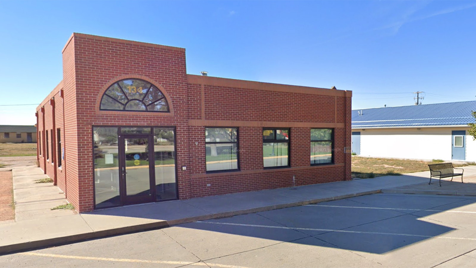 The building at 134 S. Main St. in Burns is owned by the town and, until its Monday eviction, was home to a local restaurant called The Rustic Plate.