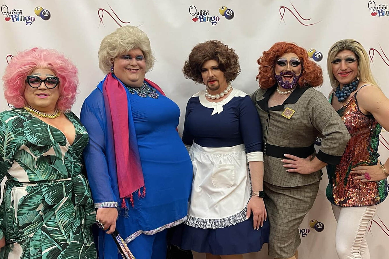 The Stilettos is a Laramie, Wyoming-based drag queen group that helps put on the annual Drag Queen Bingo event.