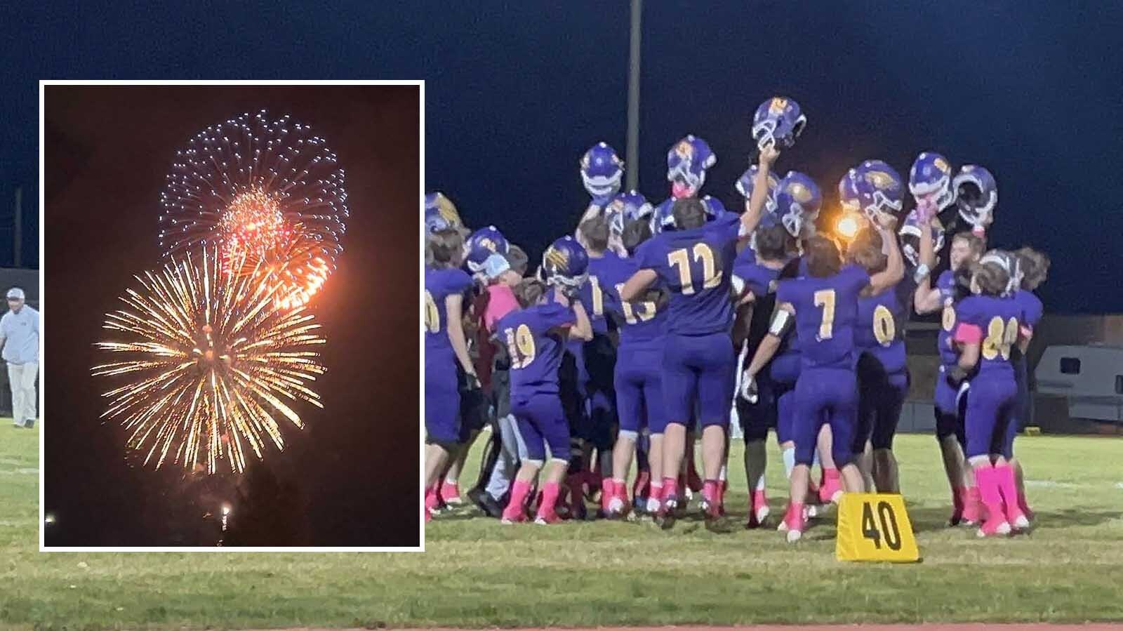 Thermop football fireworks 10 30 25