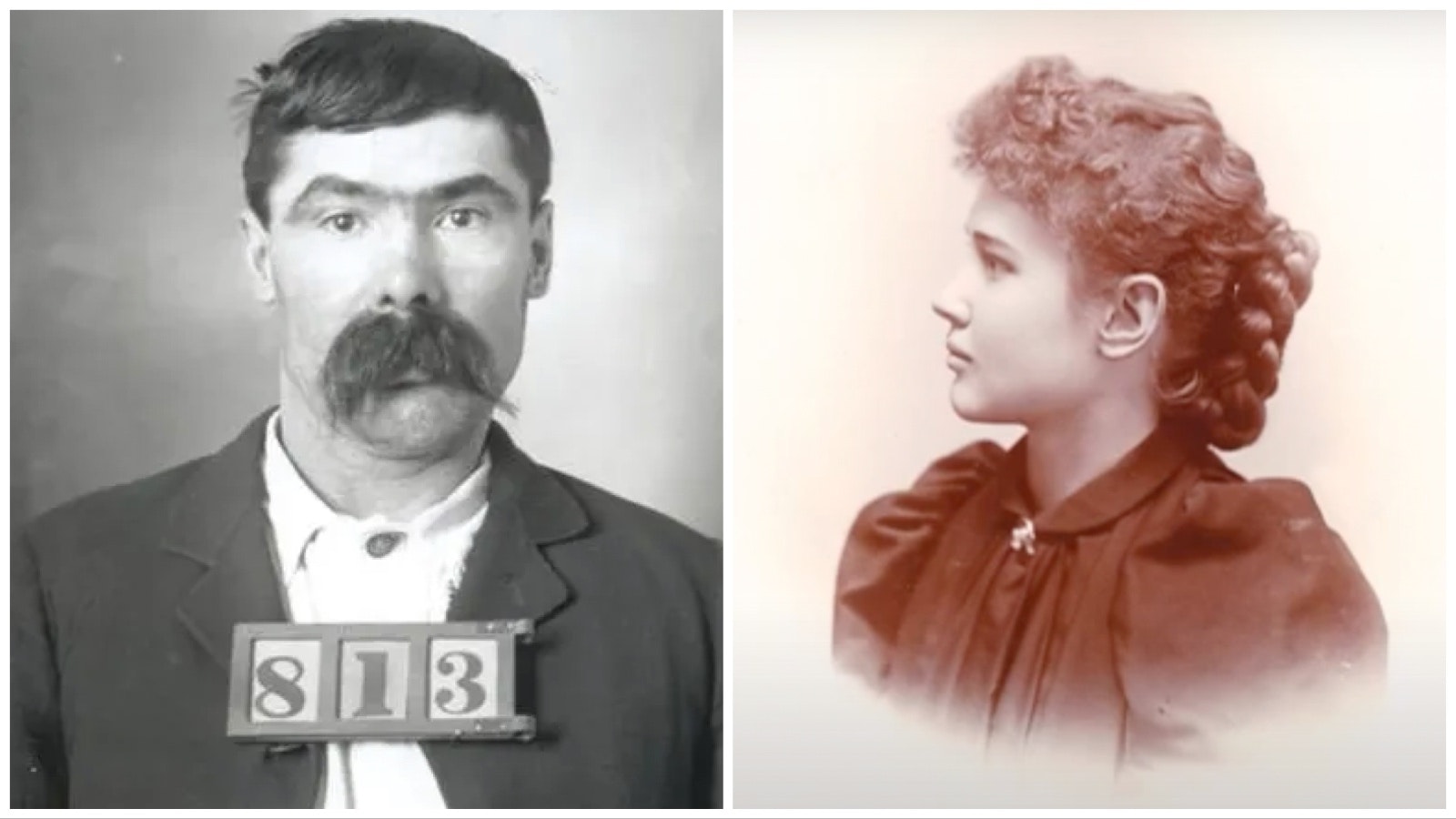 Notorious outlaws Tom O'Day and Minnie Brown when she was 18. The young, pretty girl liked to flirt and had many lady friends too, but her life is something of a mystery. She died a pauper.