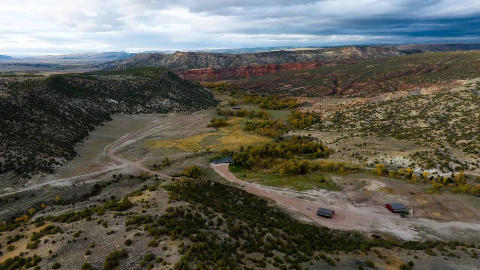 Thieves Den Ranch, located in Bates Hole near Casper, has been listed for $9.2 million. The 8,481-acre ranch is located in an area Wild West outlaws like Butch Cassidy favored as a hideout. 