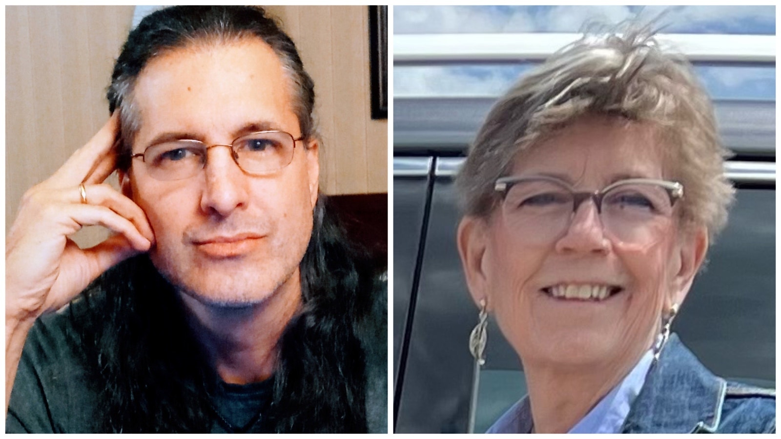 Thomas Kelly, left, and Gail Symons.
