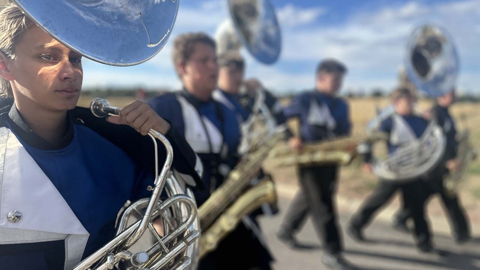 At Thunder Basin High School in Gillette, the youngest high school in Wyoming deliberately fires up school spirit to kick off homecoming week.