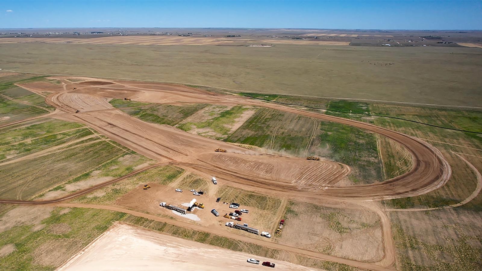 Thunder Plains just south of Cheyenne had planned to open Wyoming’s first privately-owned horse racing track in the fall. A backlog in getting electricity to the site, and a soggy spring, have delayed that opening timeline.
