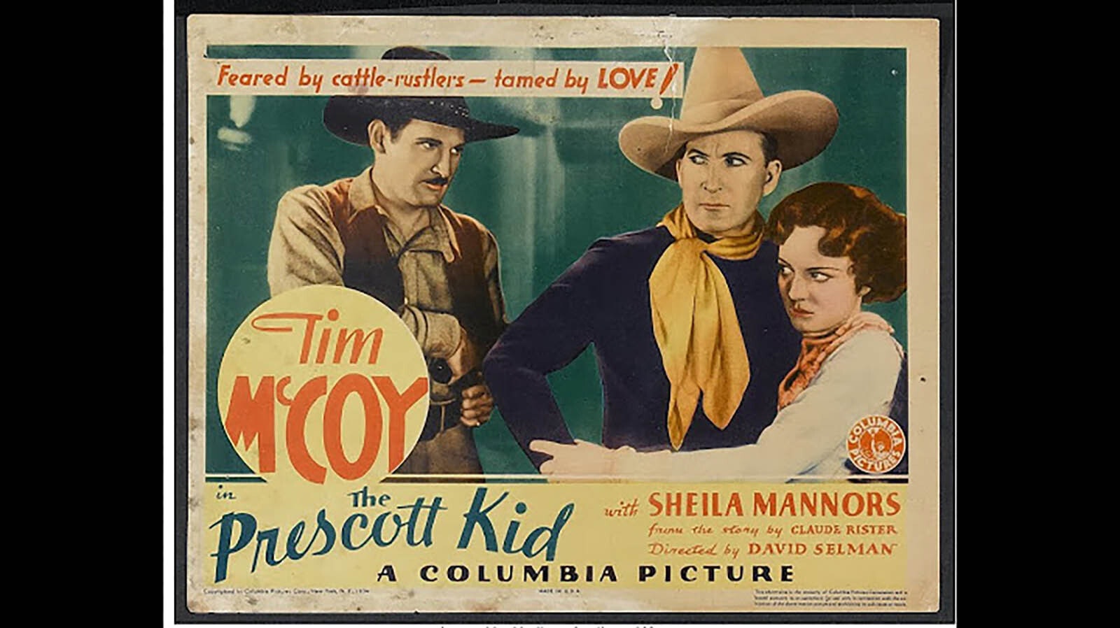 Tim McCoy starred in "The Prescott Kid" in 1934.