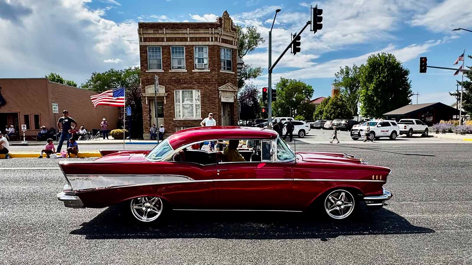 Ed Downes of the Knight Kruisers Car Club of Douglas has both the real deal and replica of a red 1957 Chevy he bought in honor of his grandparents. He started a model car show in Douglas 18 years ago and enjoys creating dioramas to display.
