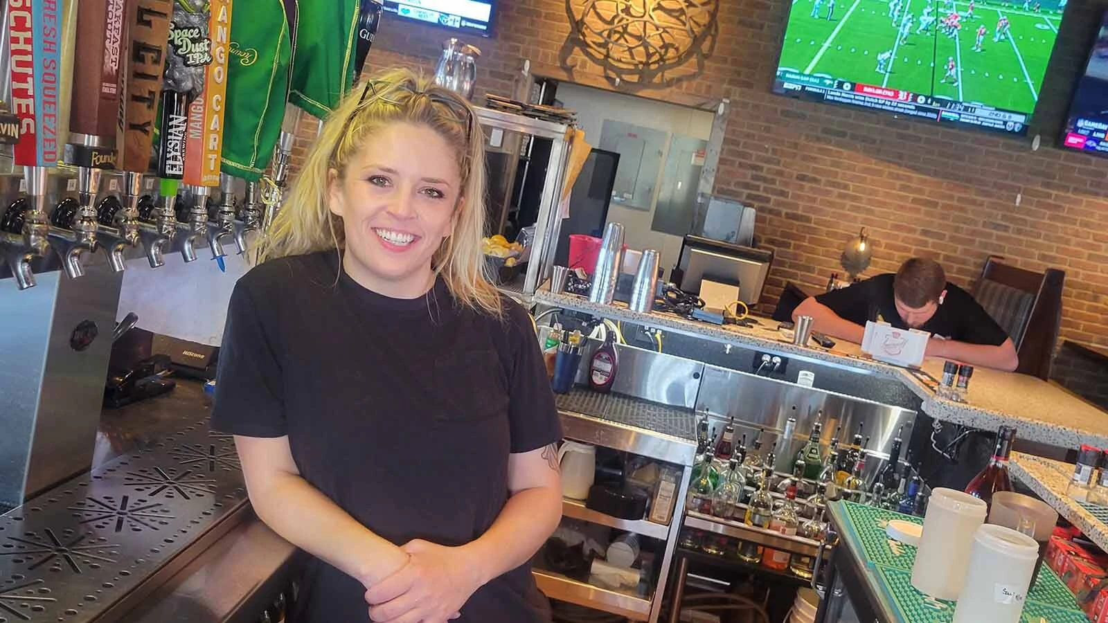 Katie Garner is a server at Wyoming Ale Works in Casper, where she said tipping 20% "is normal."