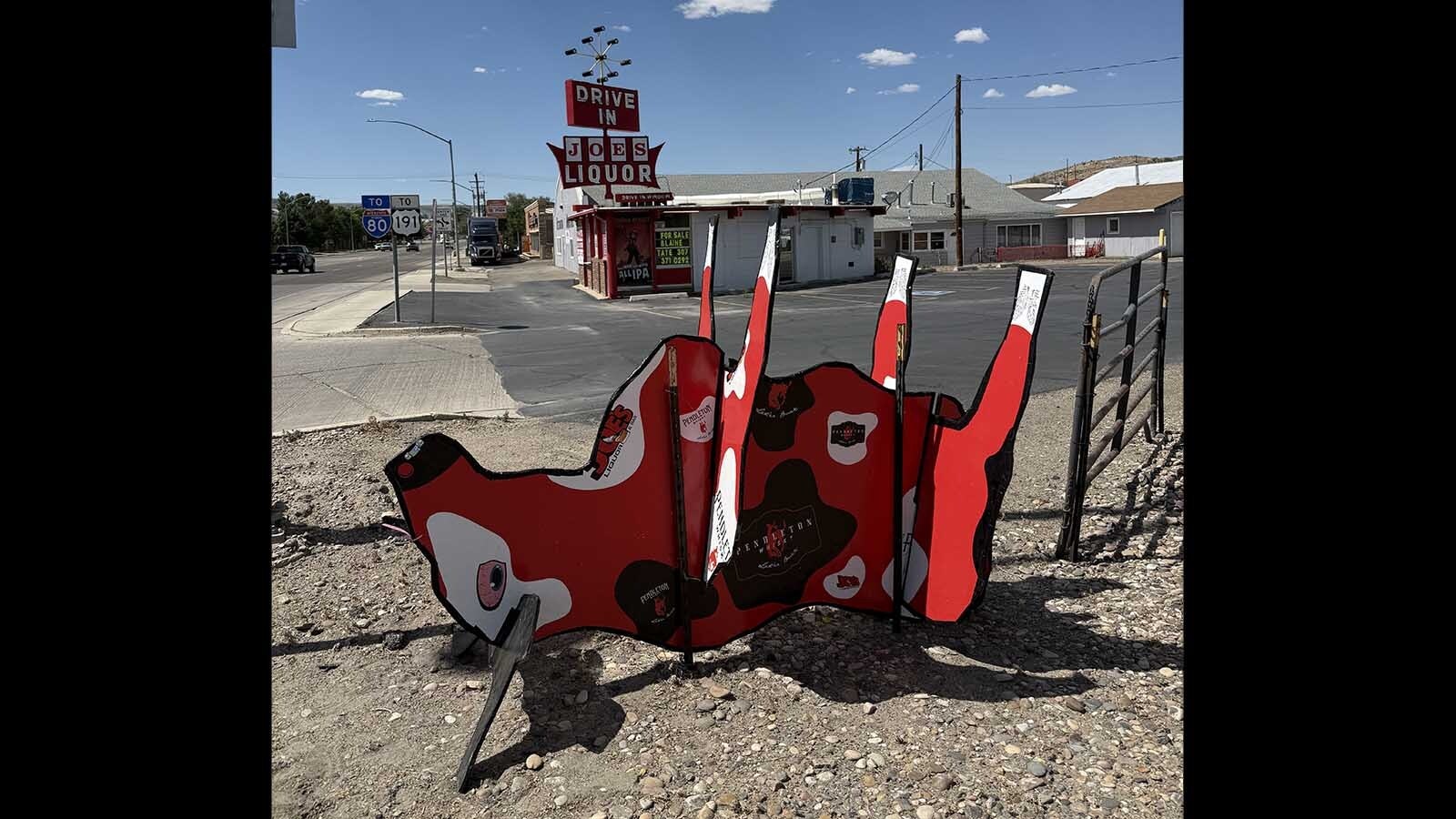 The Pendleton version of the cow purchased by Joe’s Liquor and Bar is the last one. It will be sold to a private buyer.