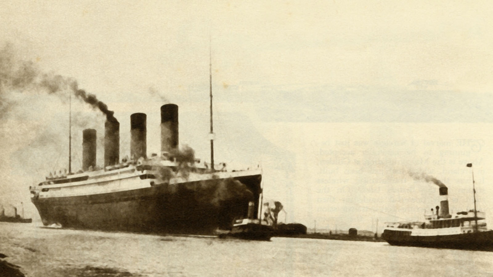 Operated by the White Star Line, Titanic was the largest and most luxurious ocean liner of her time, and thought to be unsinkable. During her maiden voyage, bound for New York, she struck an iceberg in thick fog off Newfoundland on April 14, 1912.