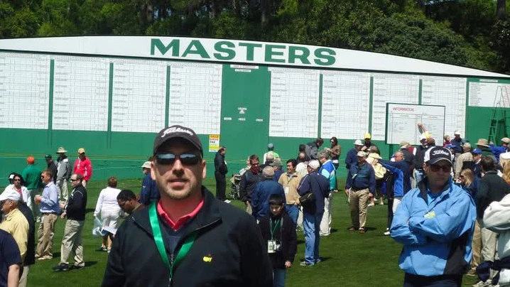 Laramie County's Tom Cobb checked The Masters off his bucket list for his 45th birthday in 2011.