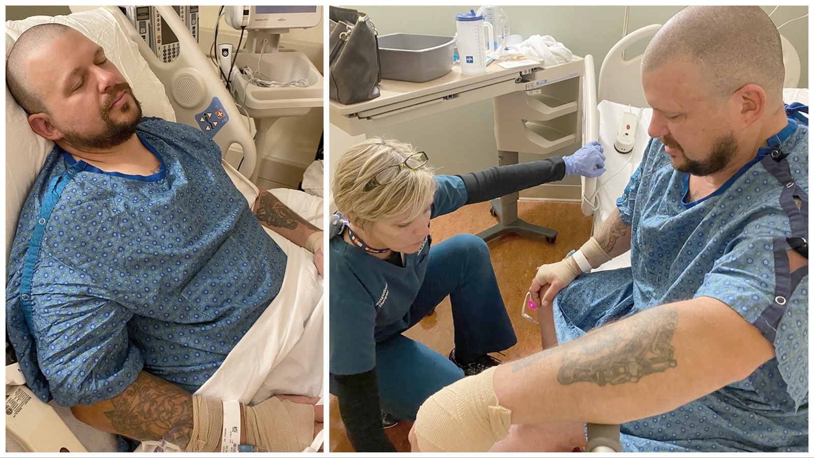 Former Wyoming state lawmaker Tom James was hurt Sunday in a farming accident when a trailer fell on him. He was saved when a Good Samaritan noticed him in trouble and got help. He's recovering at Medical Center of the Rockies in Denver.