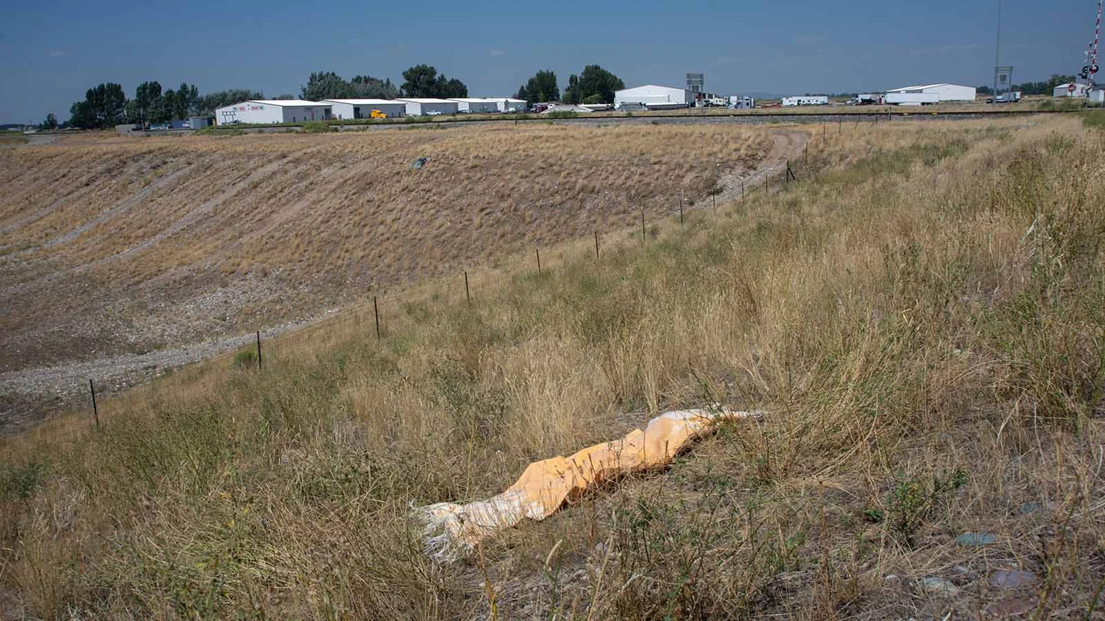 Idaho artist Lily Martina Lee made handwoven burial shrouds for each of the Great Basin Murder victims in 2021 and photographed them at the sites where their bodies were discovered. Tonya Teske’s is a homage to her unique yellow-orange hair color.