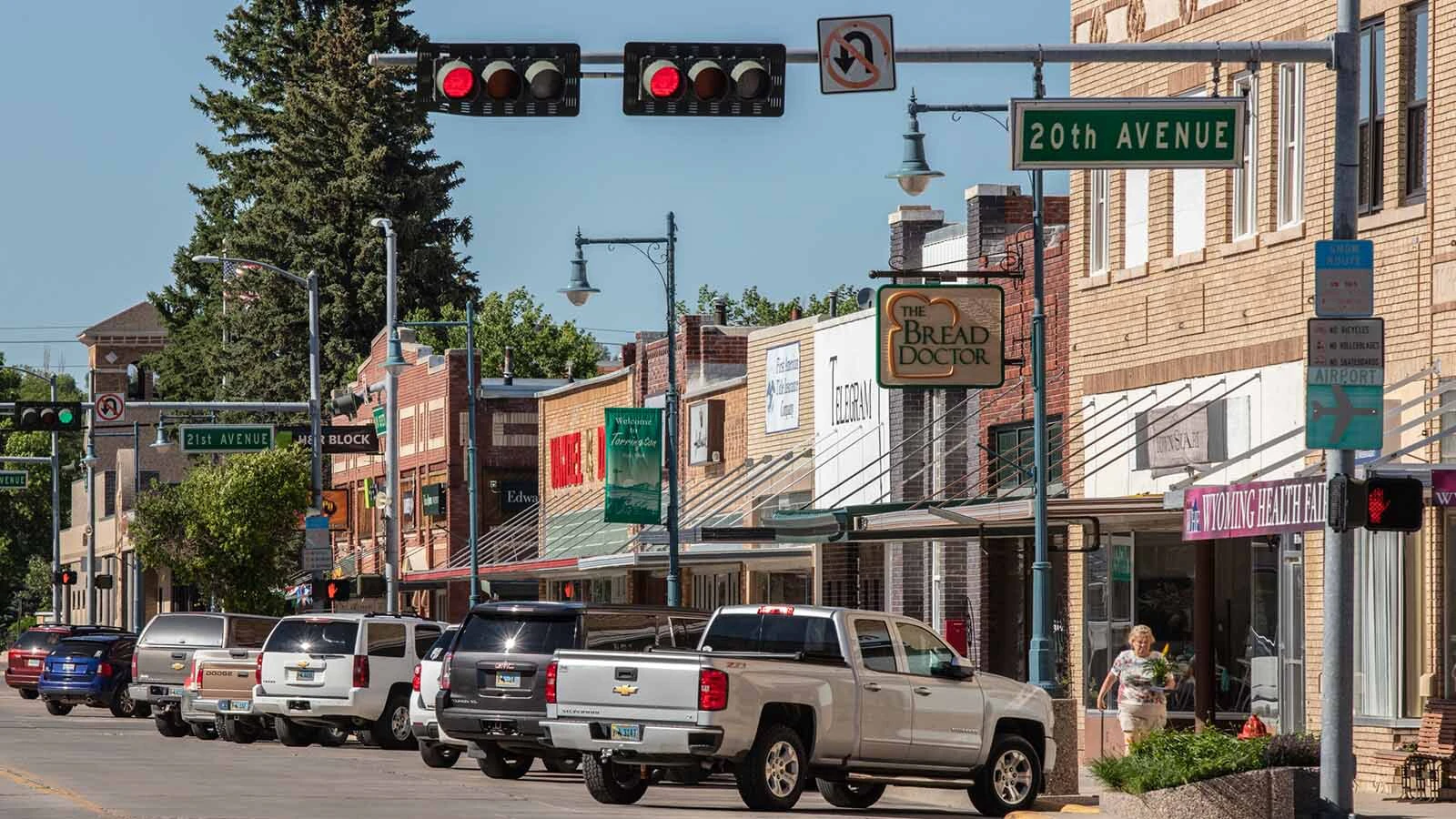 Downtown Torrington, Wyoming.