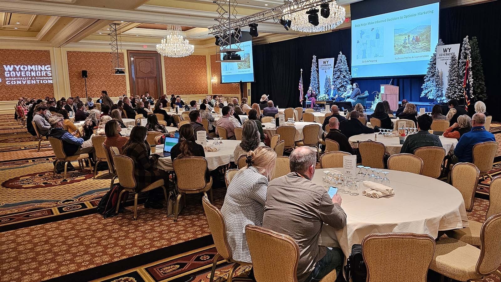 Hundreds gathered for the Wyoming Governor's Hospitality and Tourism Convention on Monday and Tuesday in Cheyenne to talk about tourism 2025.