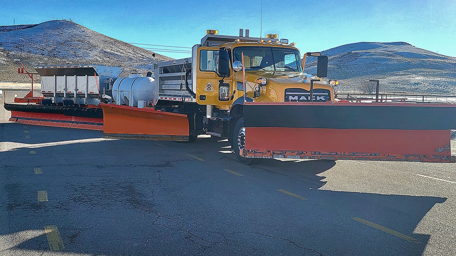 The Wyoming Department of Transportation's office in District 3, which covers the southwestern corner of the state, is read to deploy its newest weapon against winter — the tow plow.