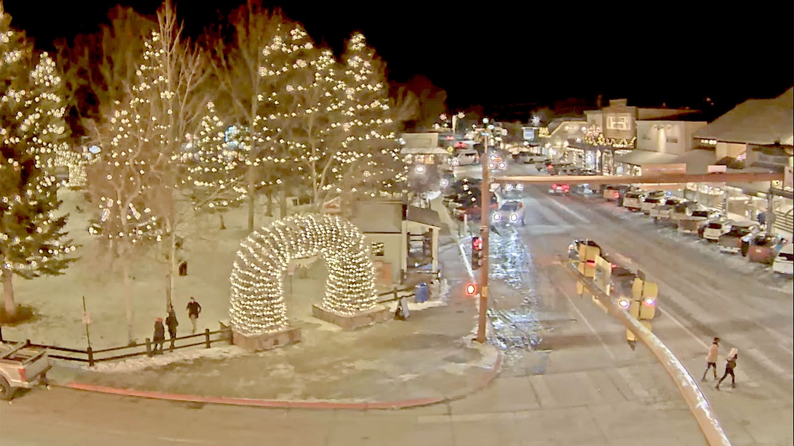 Jackson's town square's southeast corner on Dec. 9, 2023.