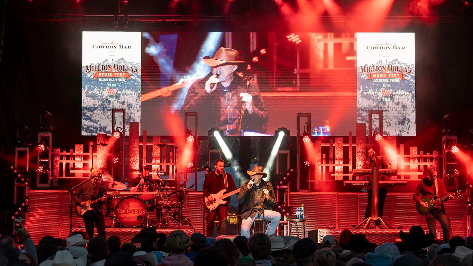 Trace Adkins performs at the 2024 Million Dollar Music Fest at The Cowboy in Jackson, Wyoming.