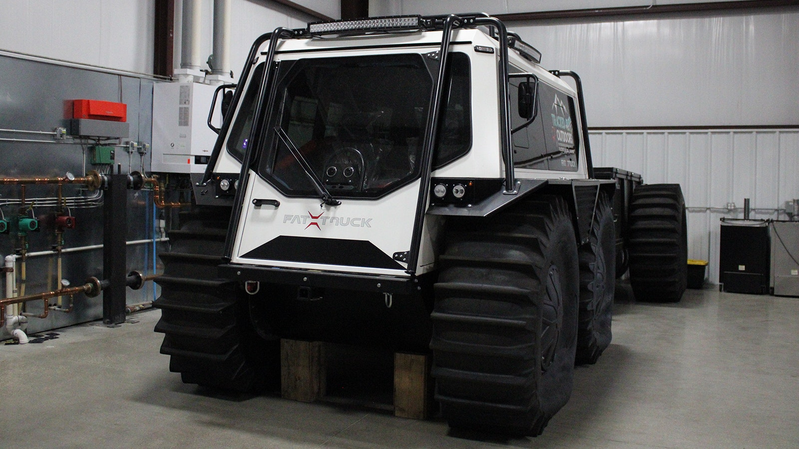One of the Fat Trucks sold at Tracked Outdoors. These serious ATVs can cost $140,000 to $200,000.