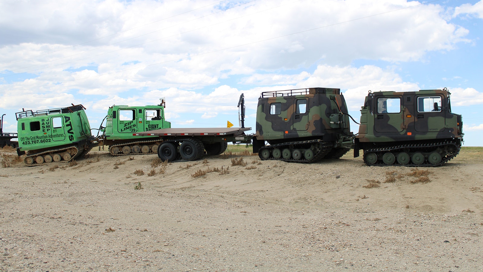The caterpillar-looking Hagglund vehicles are heavy duty, making them perfect for emergency response in rugged and severe terrain and conditions.