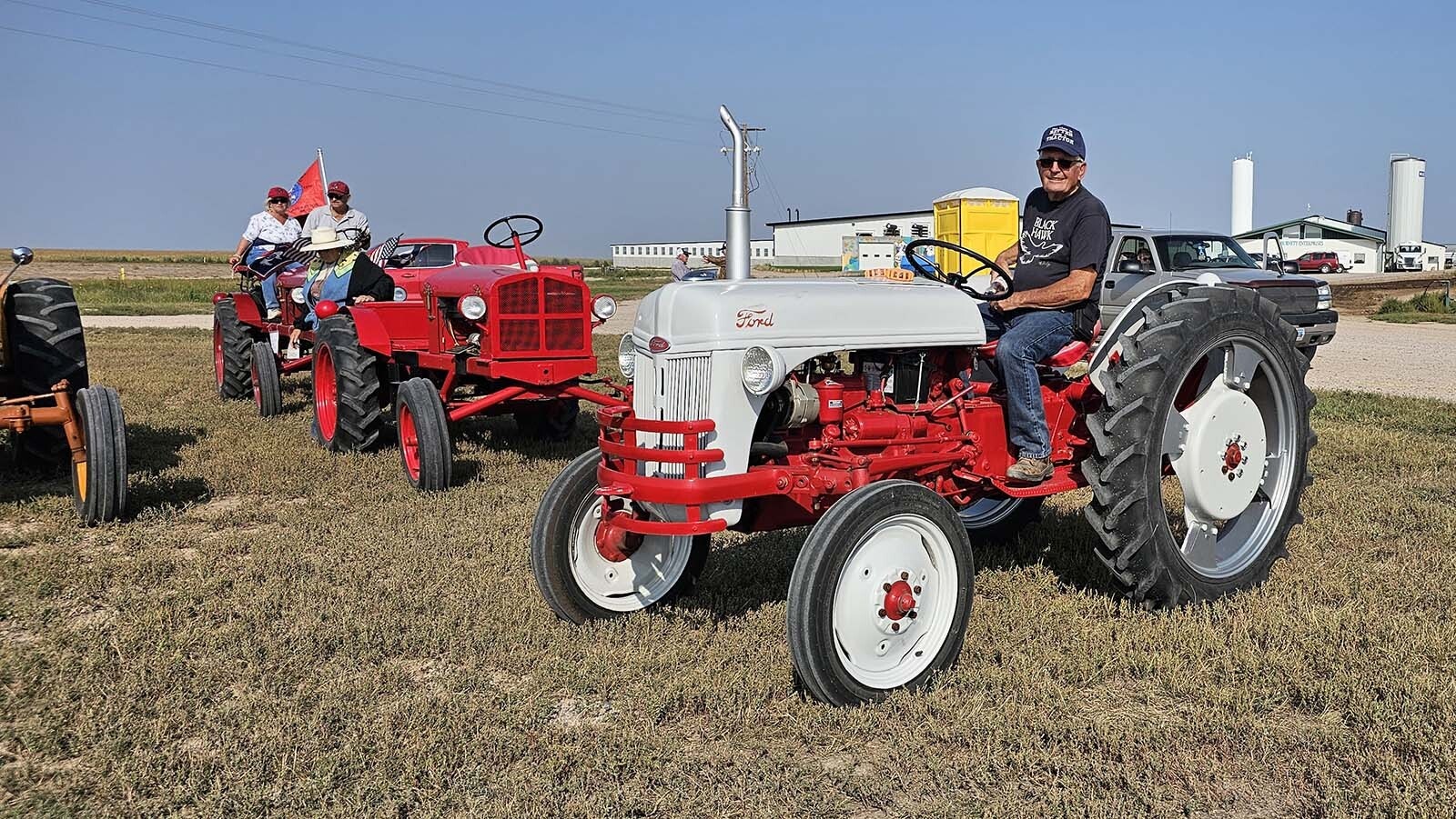 Members of the Centennial Antique Tractor & Engine Club enjoy making their tractors look good. Then they take them for little adventures, like the recent tour of the Burnette Enterpises mega dairy near Carpenter.
