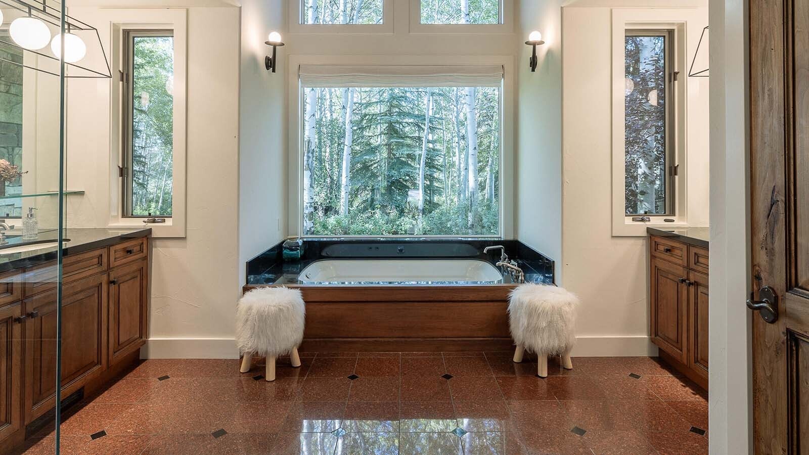 Jackson Hole buyers often have to choose between grand valley views or seclusion. This home on Trader Road is that rare exception, being secluded with views. It’s listing for $15.9 million.