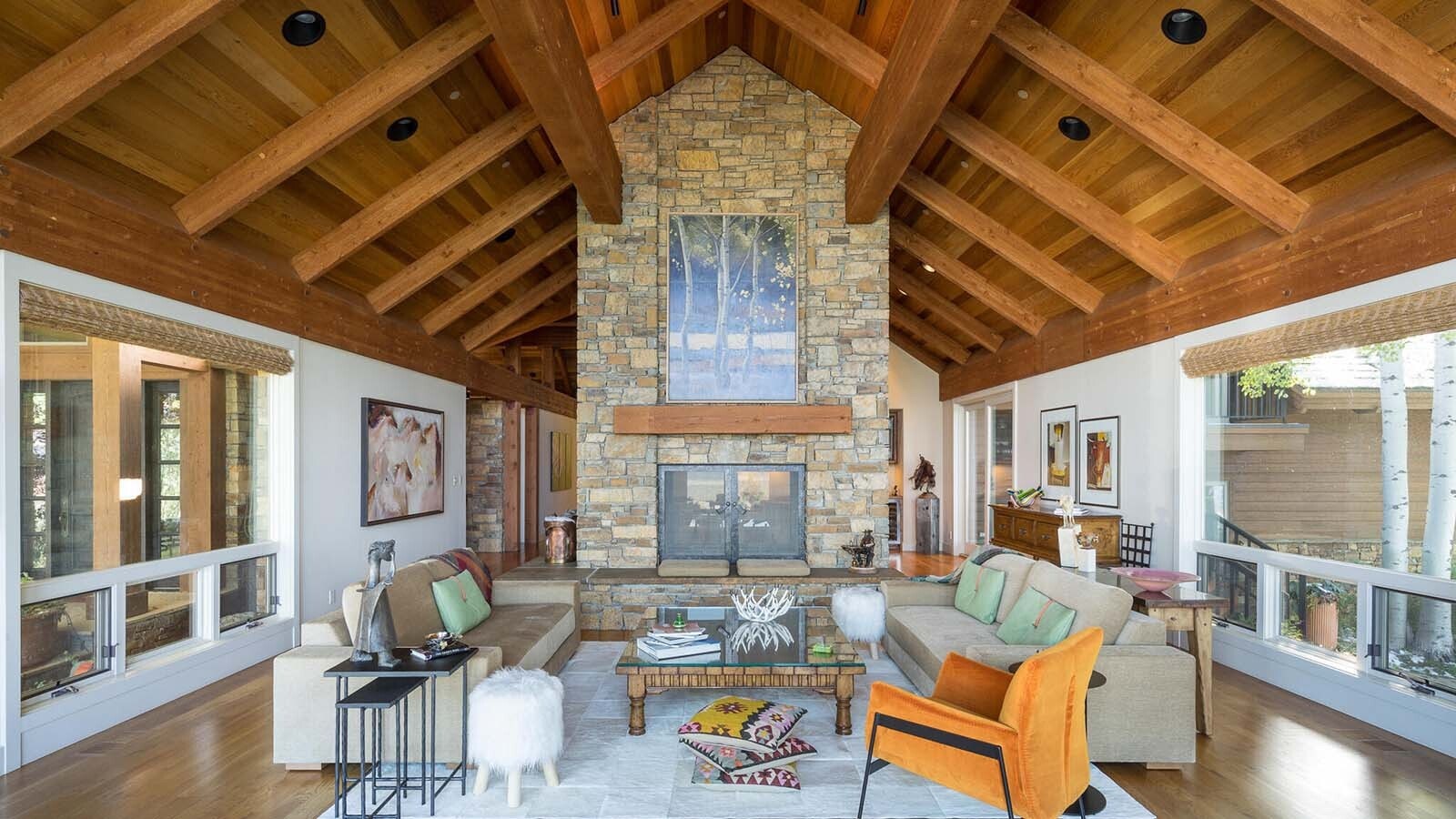 Jackson Hole buyers often have to choose between grand valley views or seclusion. This home on Trader Road is that rare exception, being secluded with views. It’s listing for $15.9 million.