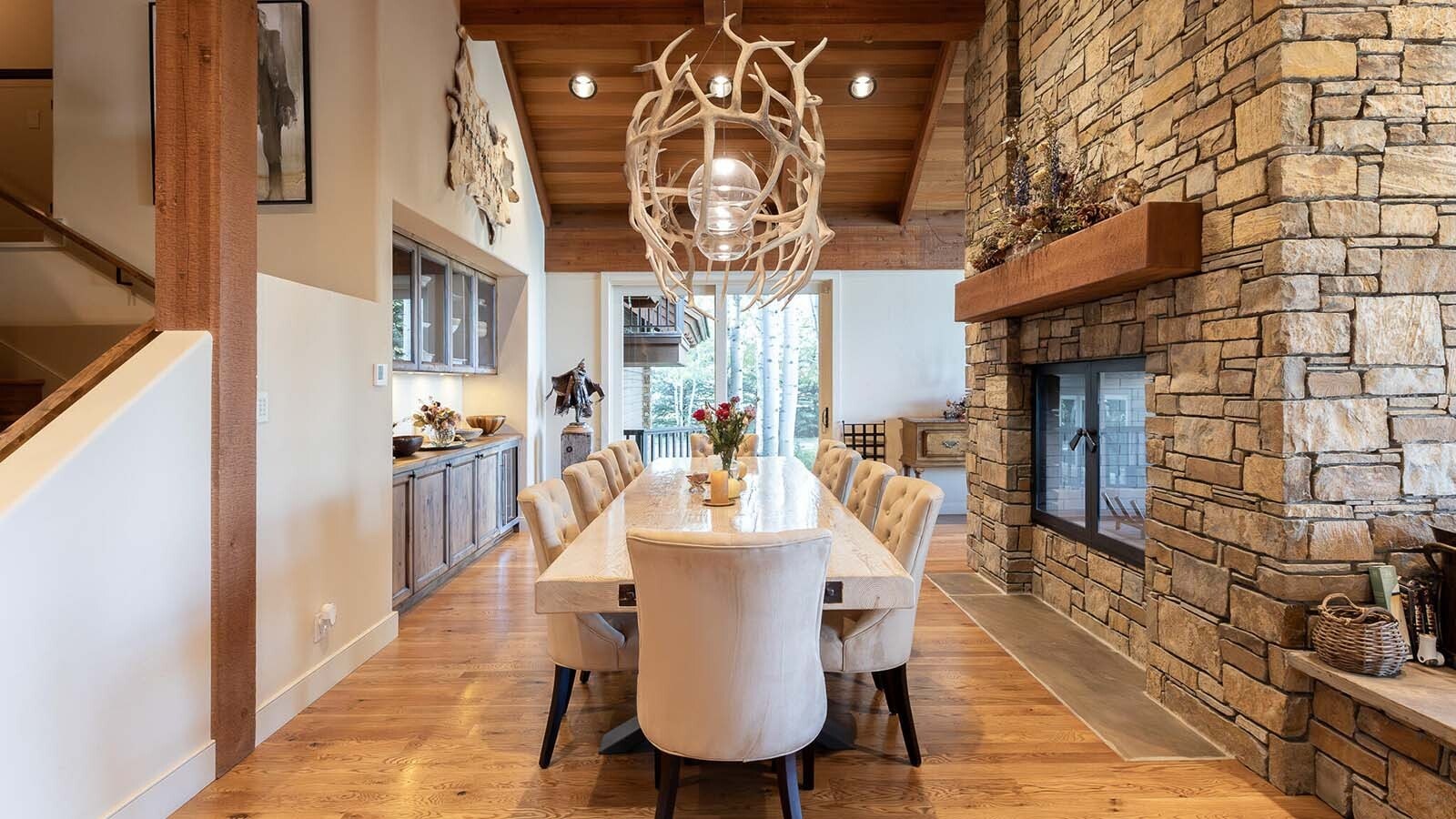 Jackson Hole buyers often have to choose between grand valley views or seclusion. This home on Trader Road is that rare exception, being secluded with views. It’s listing for $15.9 million.