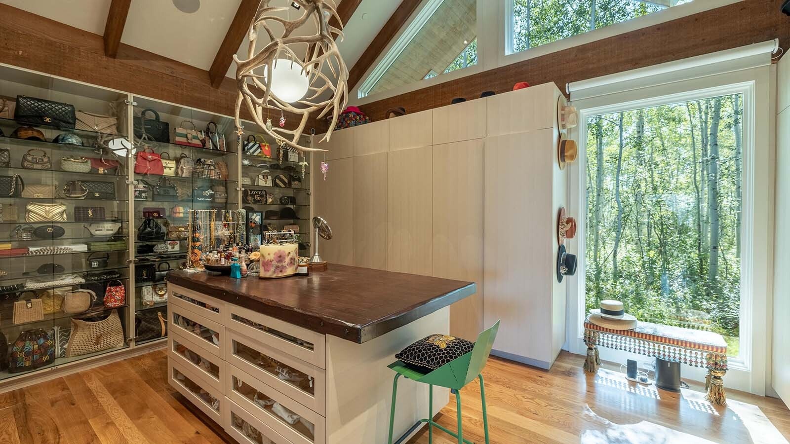 Jackson Hole buyers often have to choose between grand valley views or seclusion. This home on Trader Road is that rare exception, being secluded with views. It’s listing for $15.9 million.