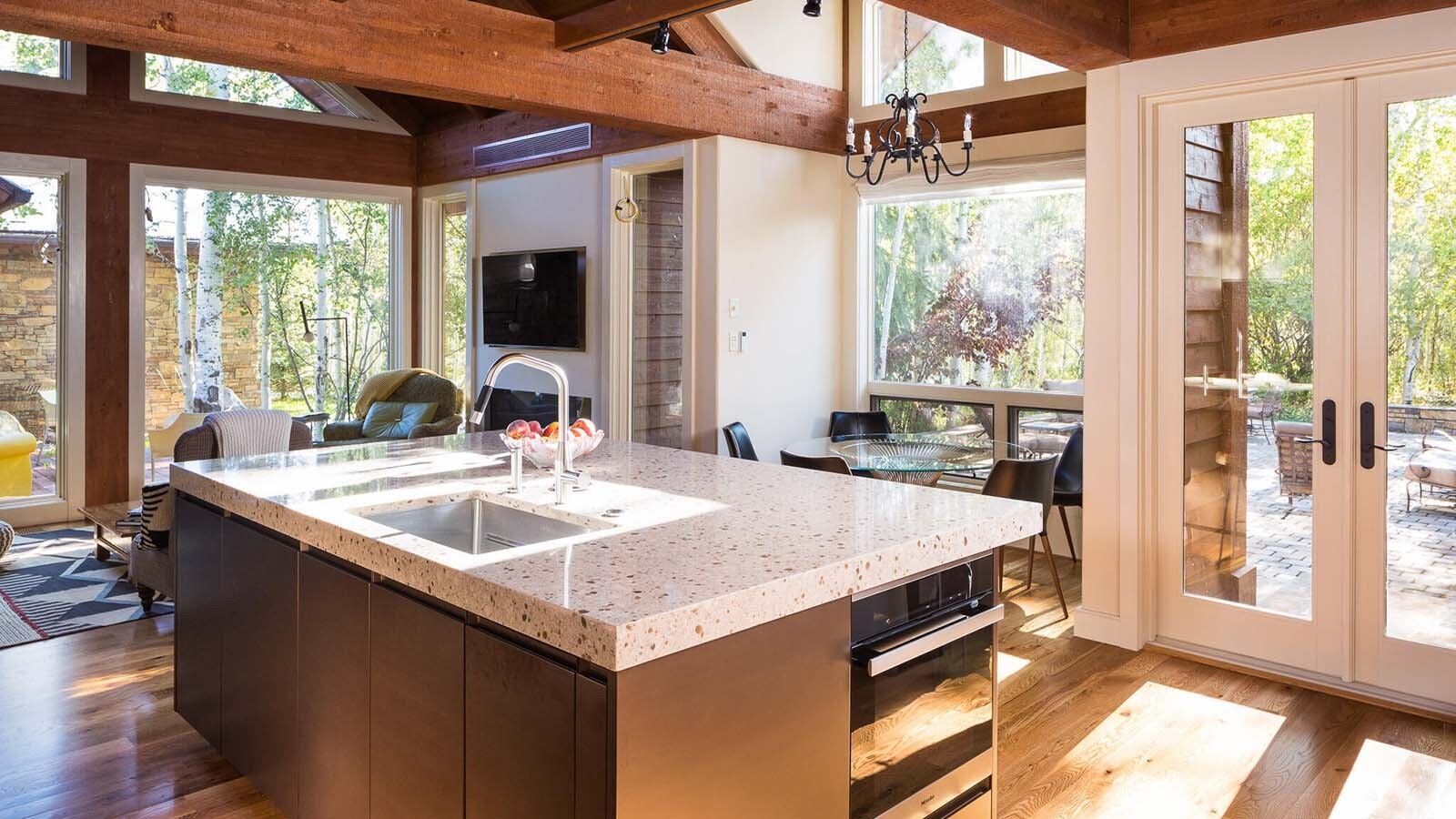 Jackson Hole buyers often have to choose between grand valley views or seclusion. This home on Trader Road is that rare exception, being secluded with views. It’s listing for $15.9 million.