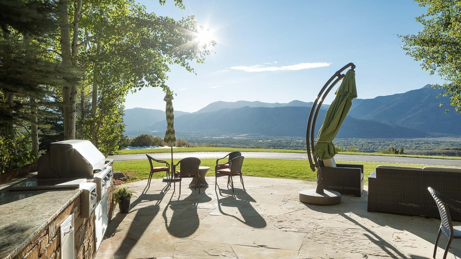 Jackson Hole buyers often have to choose between grand valley views or seclusion. This home on Trader Road is that rare exception, being secluded with views. It’s listing for $15.9 million.