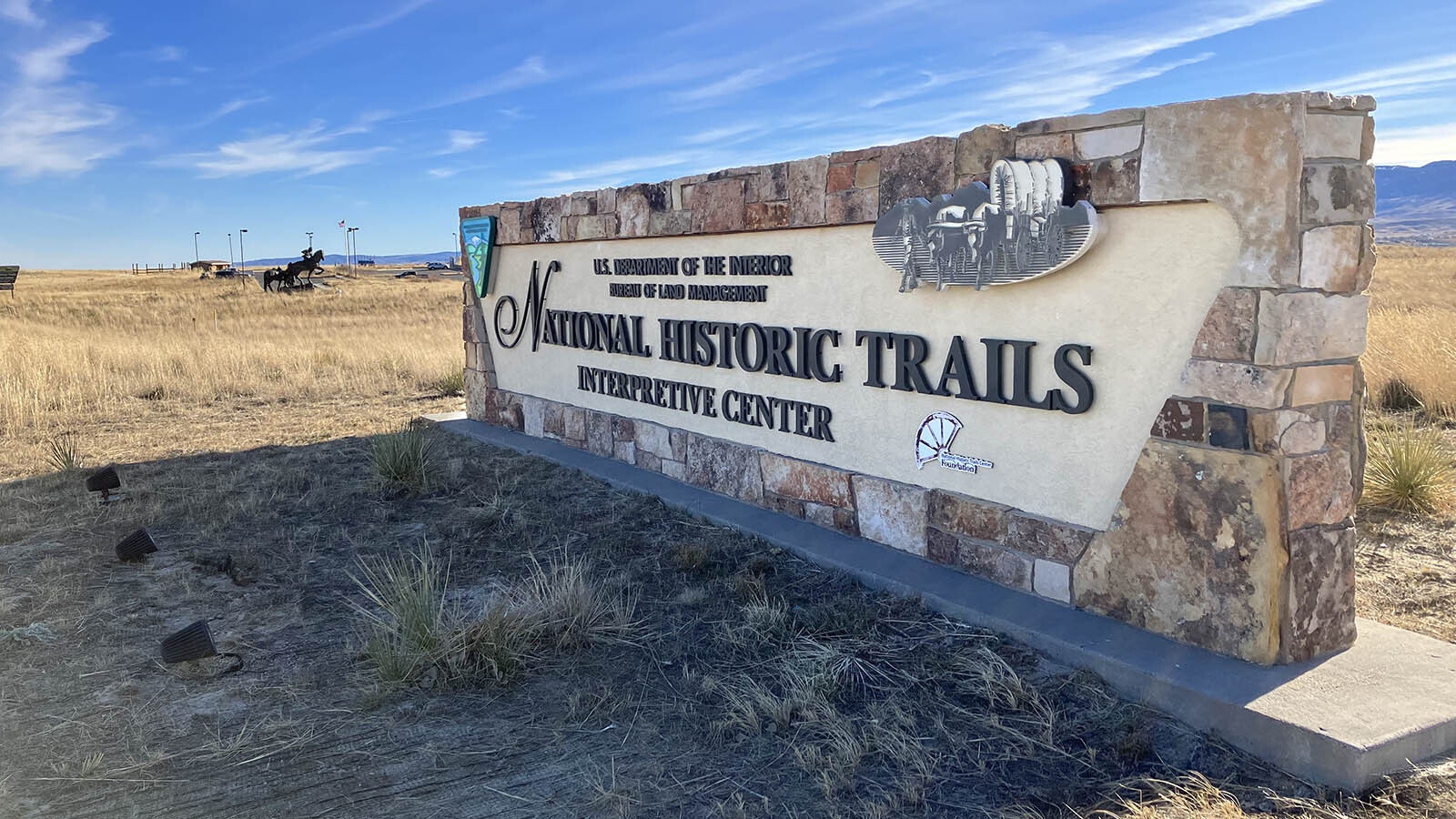 The National Historic Trails Interpretive Center sits near ground that thousands of pioneer pilgrms passed by.