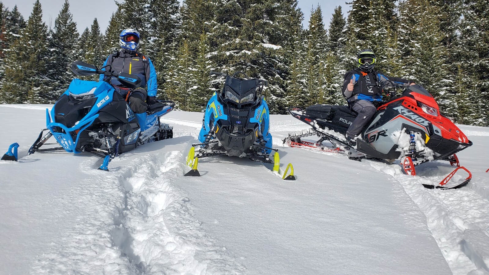 A lack of snow hasn’t discouraged snowmobilers from getting out this year.