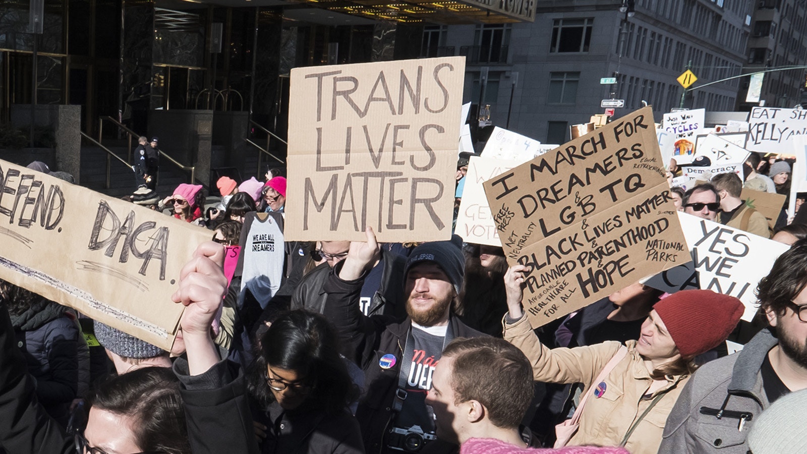 Trans lives matter rally sign 4 19 23