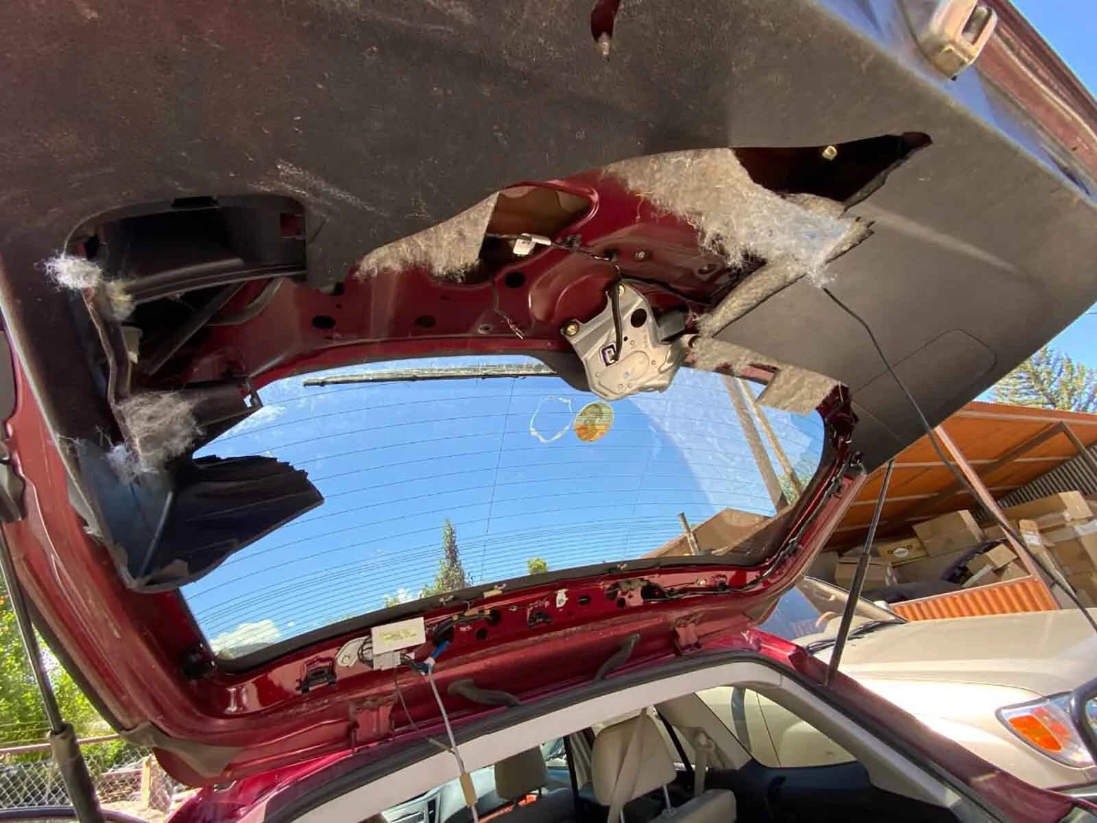 Russell’s Auto Body in Steamboat Springs, Colorado, says it has repaired about a dozen bear-damaged vehicles recently.